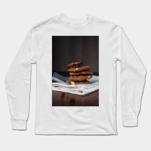 Chocolate and almond cookies Long Sleeve T-Shirt